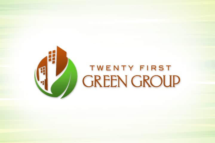 21st Green Group Logo Design
