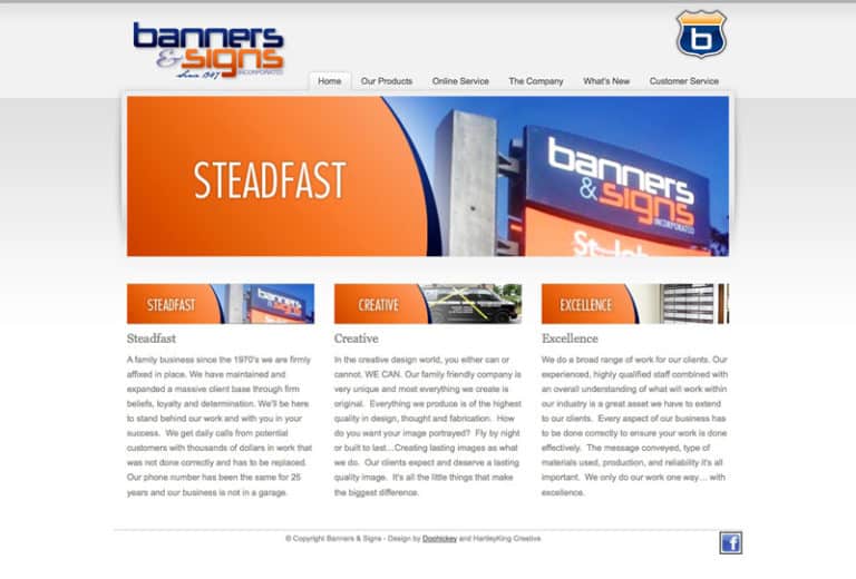 Banners Signs Web Design
