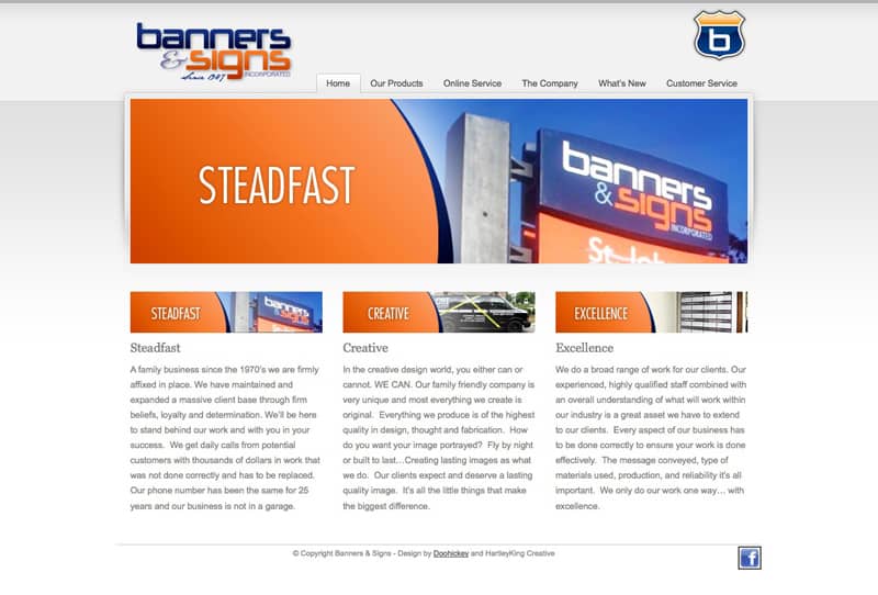 Banners Signs Web Design