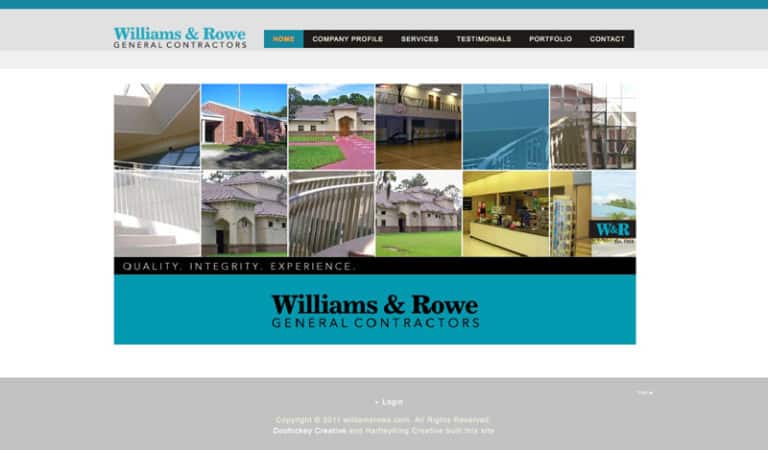 Williams & Rowe Website Design