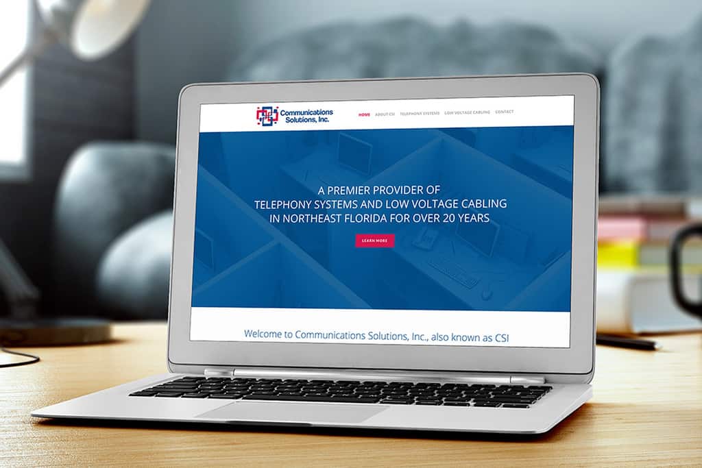 Communications Solutions, Inc. website design