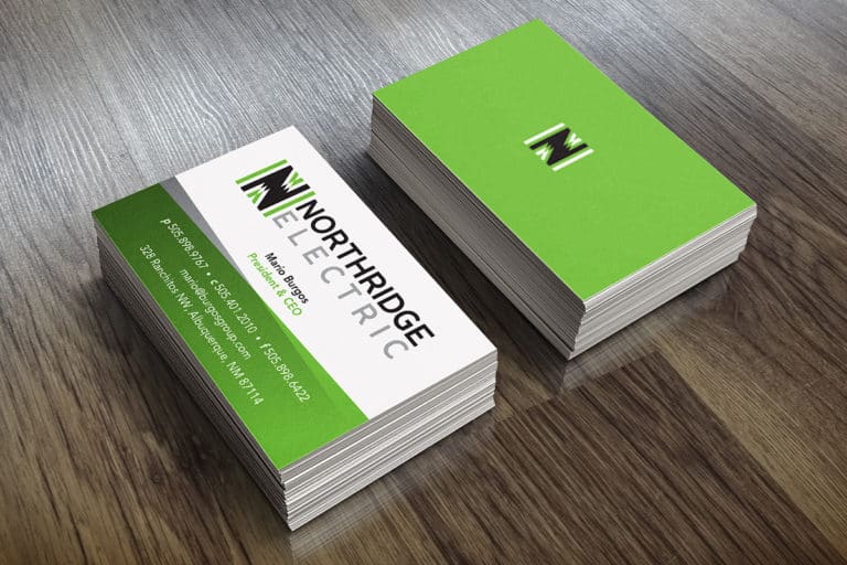 Northridge Electric Business Card Design