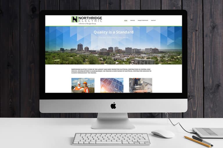 Northridge Electric website design