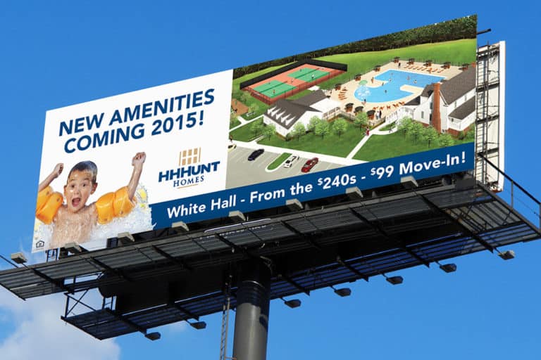 HHHunt Homes Billboard Design