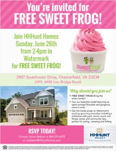 HHHunt Homes Free Sweet Frog Invitation Design