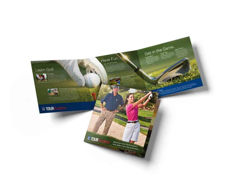 PGA Tour Academy Brochure Design