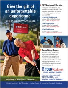 PGA Tour Experiences Ad Design