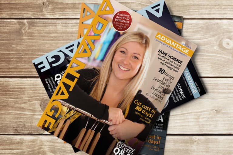 Advantage Magazine Cover Design