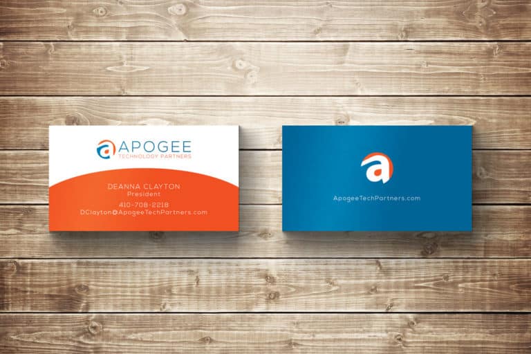 Apogee Technology Partners Business Card Design
