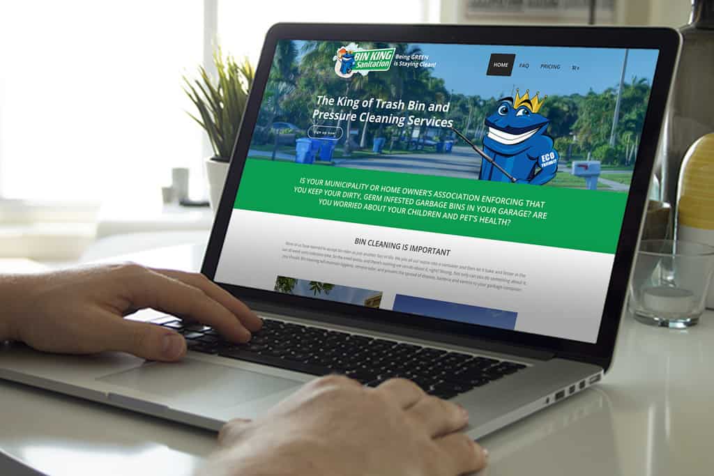 Bin King Sanitation Website Design