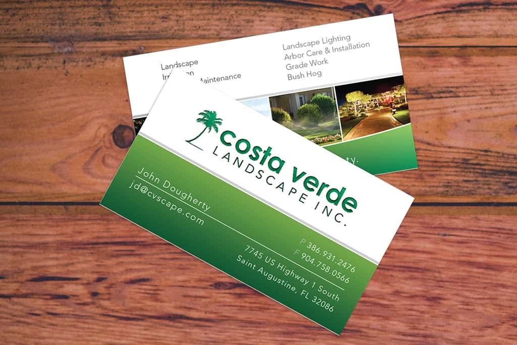 Costa Verde Business Card Design