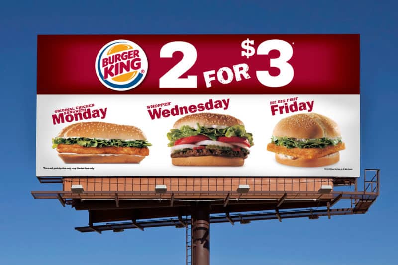 Burger King Billboard Design