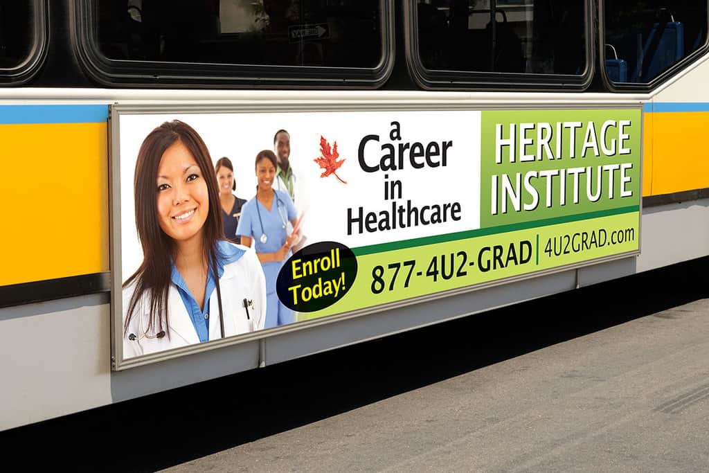 Heritage Institute Bus Advertising