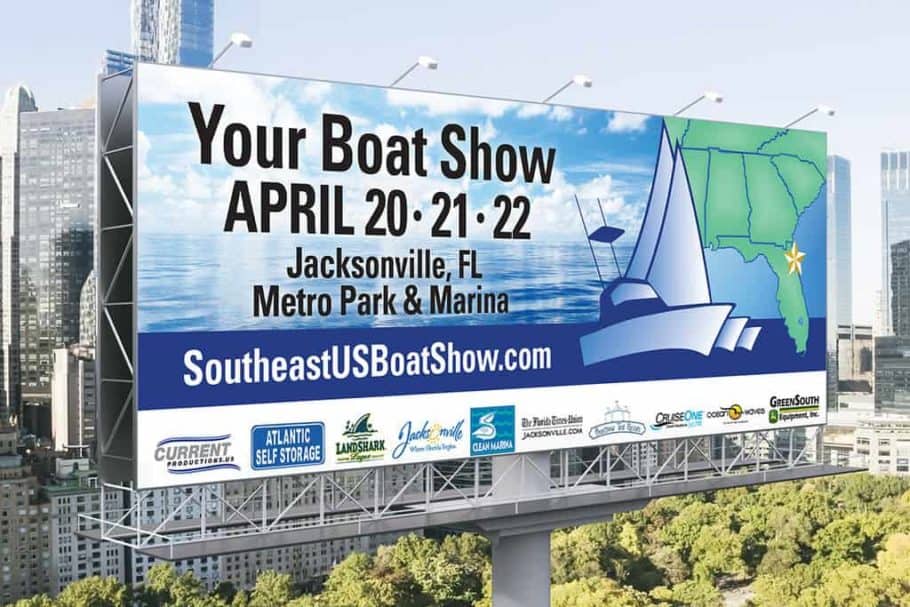 Southeast US Boat Show Billboard Design Doohickey Creative