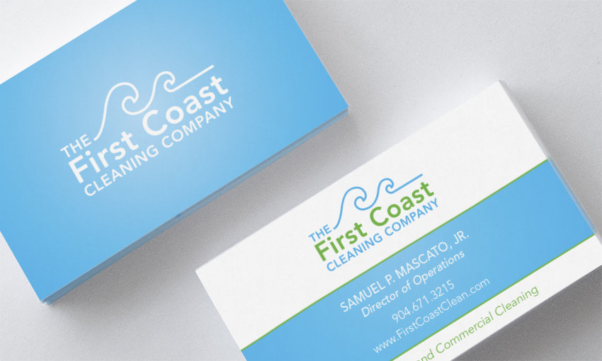 First Coast Cleaning Business Cards