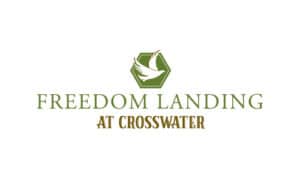 Freedom Landing logo design