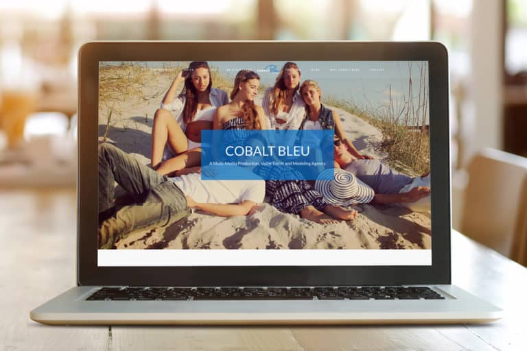 Cobalt Bleu Website Design