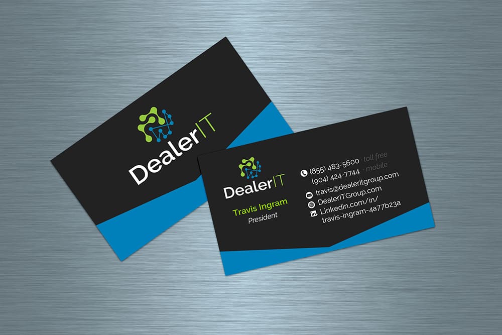 Dealer IT Business Card Design