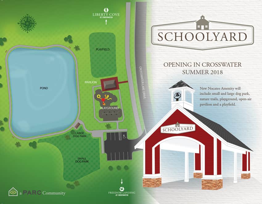 The PARC Group Schoolyard Sitemap Flyer Design