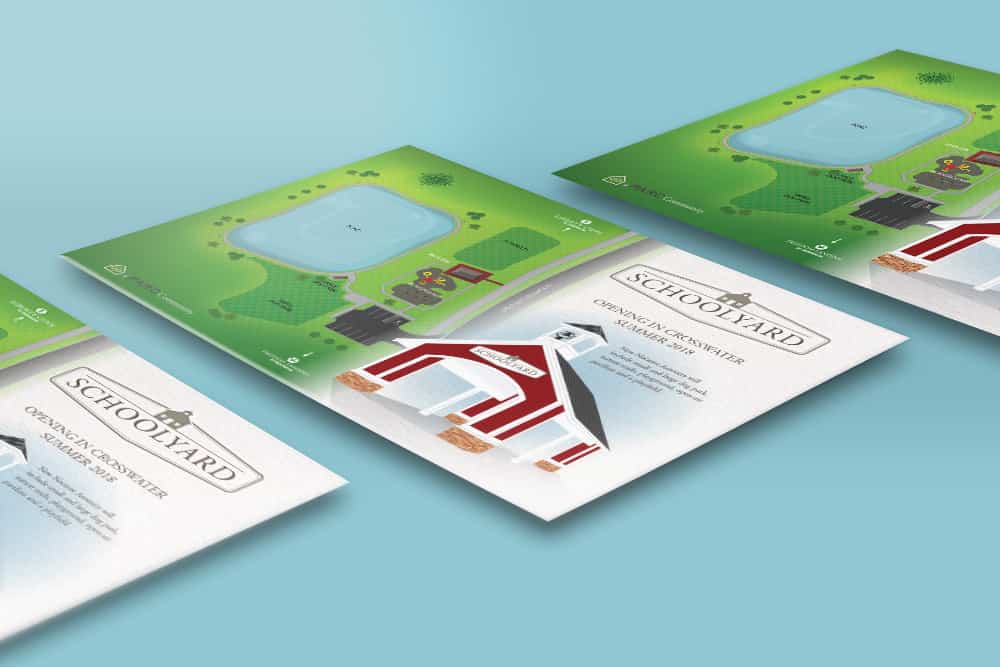 PARC Group Schoolyard Sitemap Flyer Design