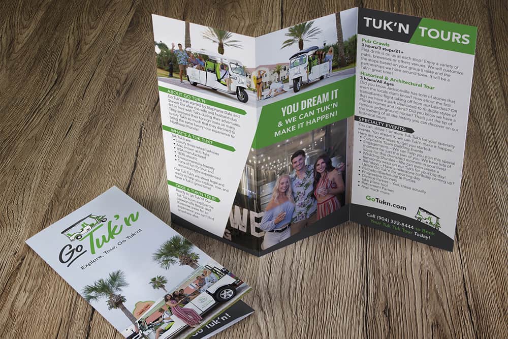 Go Tuk'n Brochure Design