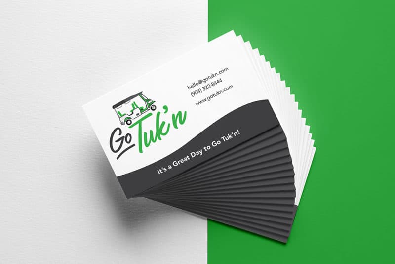 Go Tuk'n Business Card Design