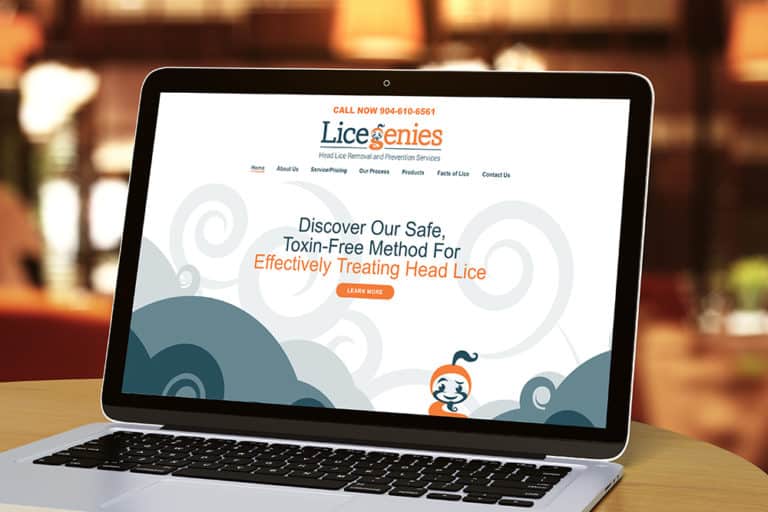Lice Genies Website Design