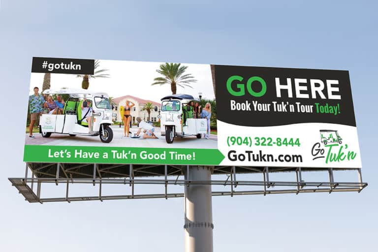 Go Tuk'n Digital Billboard Design