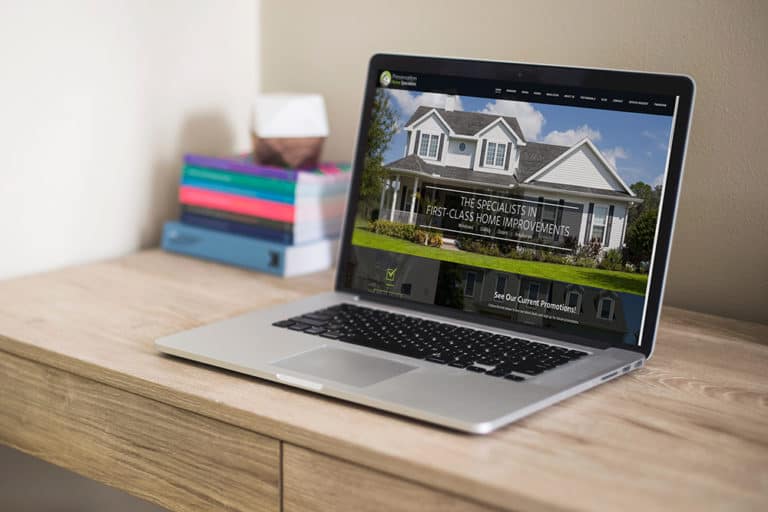 Preservation Home Specialists Website Design