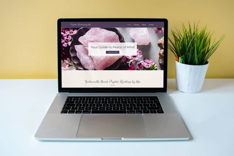 Psychic Readings by Mia Website Design