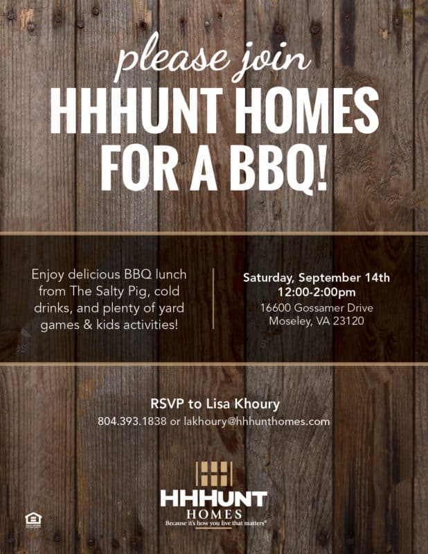HHHunt FoxCreek BBQ Invite