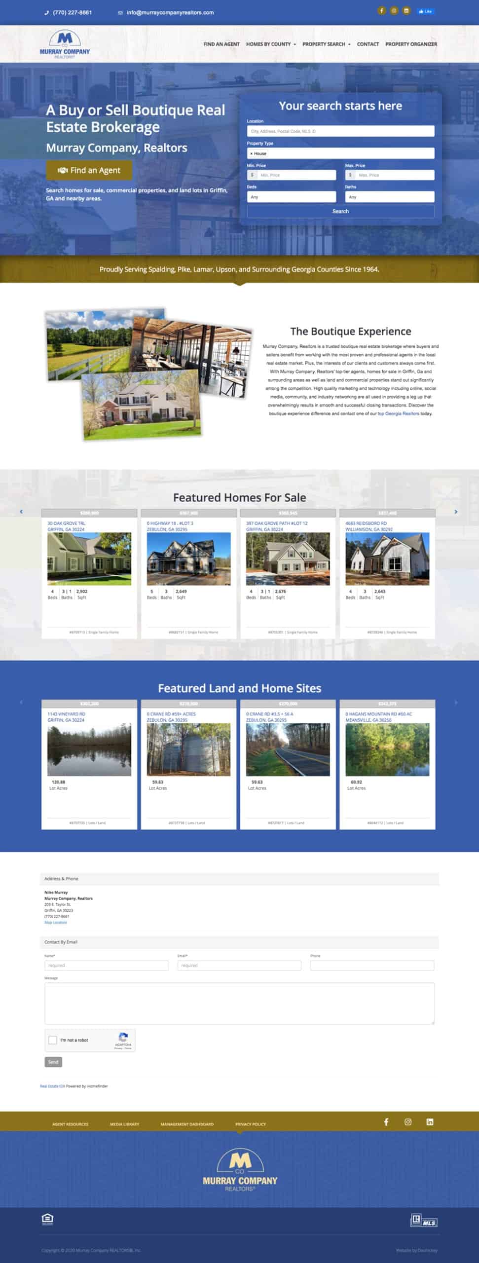 Murray Company Realtors Website Design