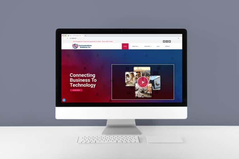 Communication Solutions Inc Website design