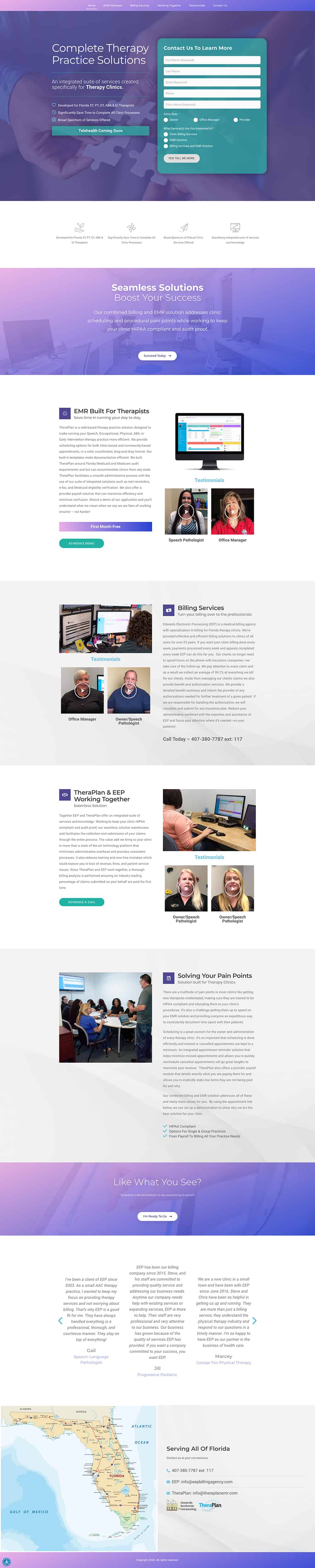 Complete Therapy Practice Solutions Website Design