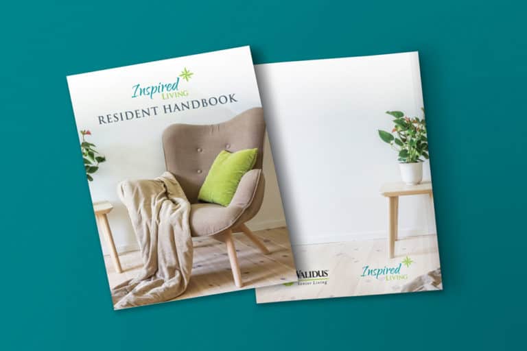 Inspired Living Resident Handbook Design Tampa Florida