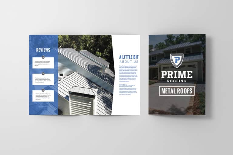 Prime Roofing Metal Brochure Design1