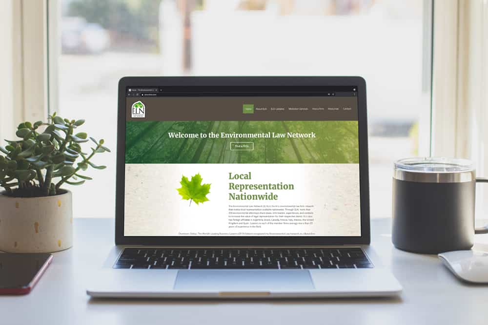 Environmental Law Network Website Design Cleveland Ohio