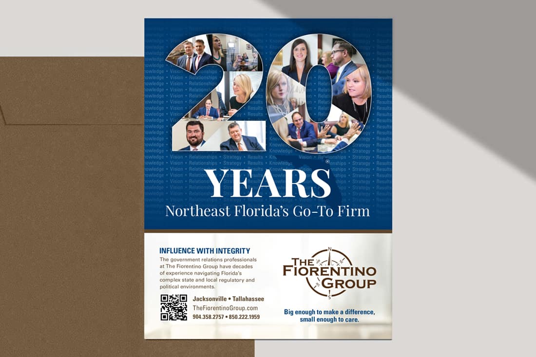 The Fiorentino Group Florida Trend Ad Design